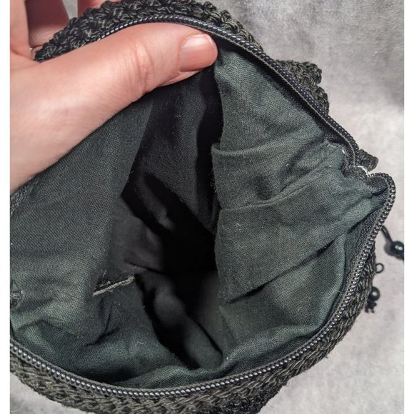 Chateau Boho Crochet And Beaded Crossbody Bag With Fringe - Picture 11 of 12